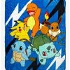 Wholesale 🔥 Pokemon Group Throw Blanket 🌟 -pokemon Sales 18705829 hi
