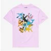 Best Sale 🛒 Pokemon Eeveelutions Boyfriend Fit 👧 Girls T-Shirt ❤️ -pokemon Sales 18867274 hi