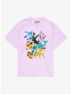 Brand new 🌟 Pokemon Eeveelutions Boyfriend Fit 👧 Girls T-Shirt Plus Size 😍