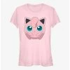 Cheapest 🤩 Pokemon Jigglypuff Face 👧 Girls T-Shirt 🌟