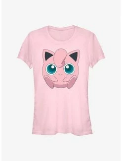Cheapest 🤩 Pokemon Jigglypuff Face 👧 Girls T-Shirt 🌟