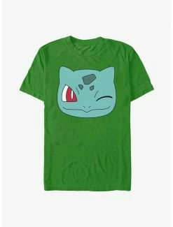 Wholesale 🤩 Pokemon Bulbasaur Face T-Shirt ❤️
