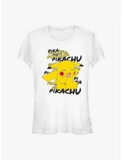 Buy 🥰 Pokemon Pikachu Cracks A Joke 👧 Girls T-Shirt 💯