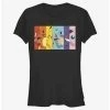 New 😀 Pokemon Rainbow Faces 👧 Girls T-Shirt 😍 -pokemon Sales 19415076 hi