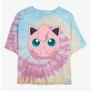 Hot Sale 👍 Pokemon Jigglypuff Tie Dye Crop 👧 Girls T-Shirt 😉 -pokemon Sales 19912536 hi