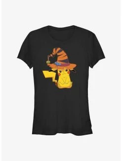 Best Pirce 🤩 Pokemon Pikachu Witch 👧 Girls T-Shirt 🎉