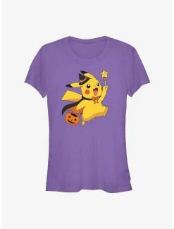 Best Sale 🌟 Pokemon Pikachu Wizard 👧 Girls T-Shirt 🔥