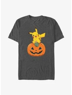 Top 10 ⭐ Pokemon Pikachu Pumpkin T-Shirt 🎁