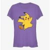 Outlet ⌛ Pokemon Pikachu Happy 🍬 Candy 👧 Girls T-Shirt ❤️ -pokemon Sales 20045191 hi