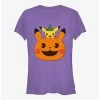Deals 🧨 Pokemon Pumpkin Pikachu 👧 Girls T-Shirt 💯 -pokemon Sales 20045233 hi