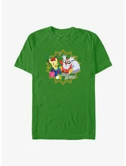 Coupon 🔔 Pokemon Pichu and Delibird Holiday Party T-Shirt 🧨