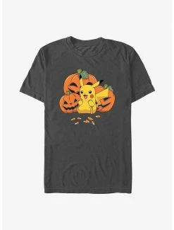 Wholesale 😉 Pokemon Pikachu Pumpkins & 🍬 Candy Corn T-Shirt 🎁