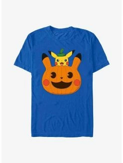 Best Sale ⌛ Pokemon Pumpkin Pikachu T-Shirt 🎁
