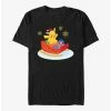 Outlet 🛒 Pokemon Pikachu Sleigh Ride T-Shirt 👏 -pokemon Sales 20045524 hi