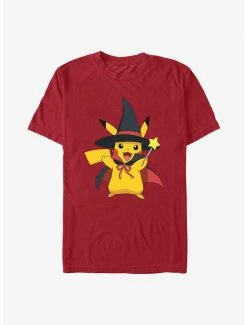 New ⭐ Pokemon Pikachu Witch Hat T-Shirt 🛒