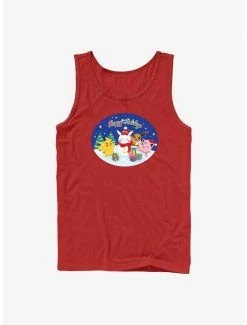 Cheapest 👏 Pokemon Happy Holidays Snowman Tank 🧨