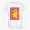 Outlet 🌟 Pokemon Pikachu Leap Poster 👧 Girls T-Shirt 👏