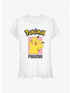 Wholesale 😍 Pokemon Pikachu Logo Poster 👧 Girls T-Shirt 👏