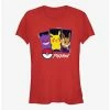 Discount 💯 Pokemon Pokemon Trio Gengar, Pikachu, and Eevee 👧 Girls T-Shirt ✨ -pokemon Sales 20210316 hi