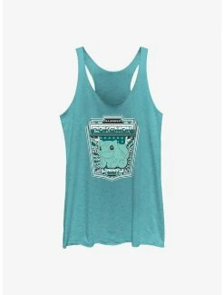 Outlet 🎉 Pokemon Bulbasaur Badge 👧 Girls Tank 🎉