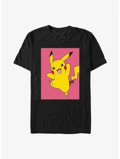 Coupon 🛒 Pokemon Pikachu Leap Poster T-Shirt 👍