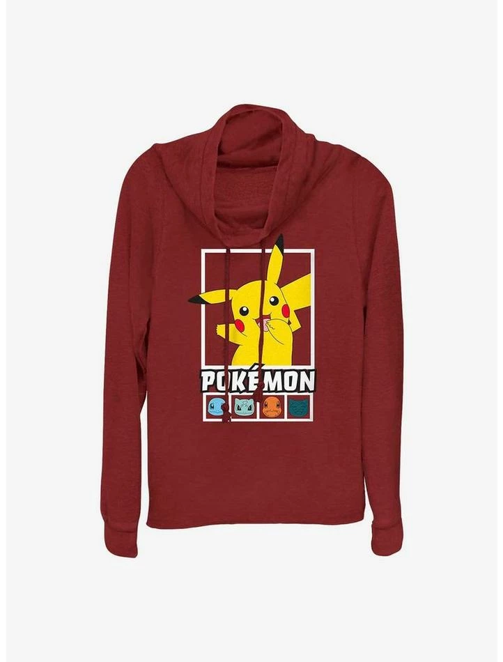 Cheapest ๐ Pokemon Battle Lineup Pikachu, Squirtle, Bulbasaur, Charmander, & Snorlax Cowl Neck Long-Sleeve Top ๐ฅฐ 3 Cheapest ๐ Pokemon Battle Lineup Pikachu, Squirtle, Bulbasaur, Charmander, & Snorlax Cowl Neck Long-Sleeve Top ๐ฅฐ
