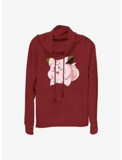 Budget ⭐ Pokemon Clefairy Pose Cowl Neck Long-Sleeve Top 😍