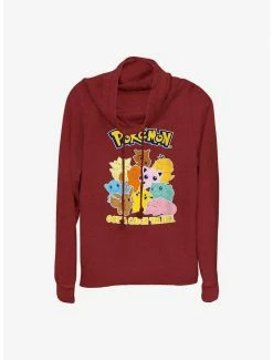 Flash Sale 😍 Pokemon Catch 'Em All Cowl Neck Long-Sleeve Top 😍