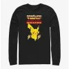 Flash Sale 🛒 Pokemon Battle Ready Pikachu Long-Sleeve T-Shirt 🧨 -pokemon Sales 20296520 hi