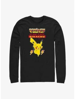 Flash Sale 🛒 Pokemon Battle Ready Pikachu Long-Sleeve T-Shirt 🧨