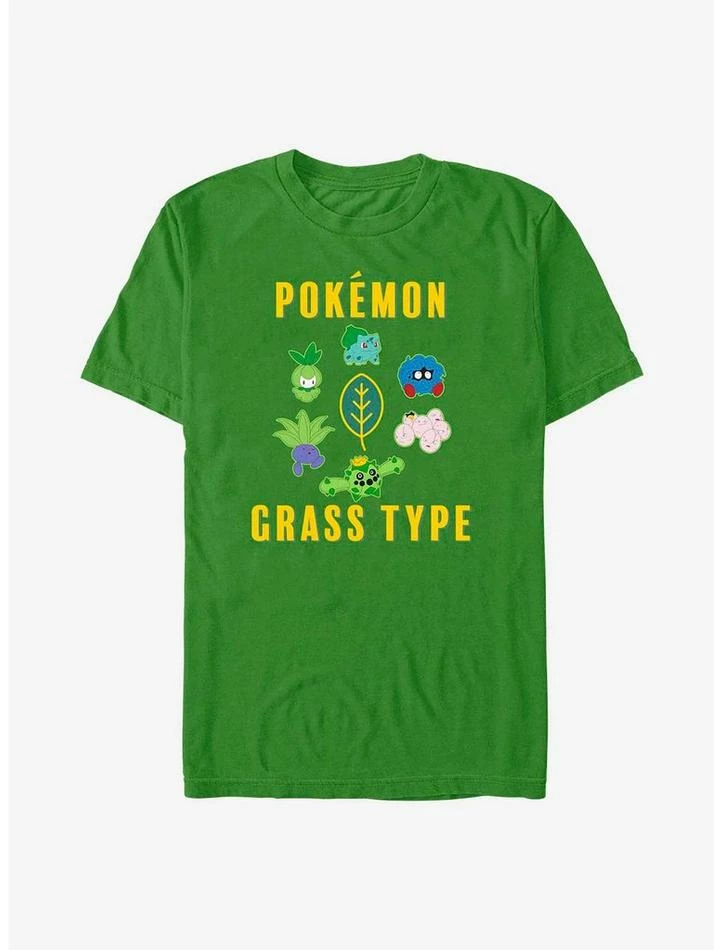 Cheap ✨ Pokemon Grass Type T-Shirt ⌛ 3 Cheap ✨ Pokemon Grass Type T-Shirt ⌛