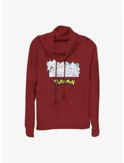 Cheap 🥰 Pokemon The Classics Cowl Neck Long-Sleeve Top ✨