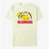 Outlet 🛒 Pokemon Sleepy Pikachu Recharging T-Shirt ✔️ -pokemon Sales 20296681 hi