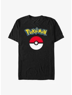 Cheap ✔️ Pokemon Pokeball Logo T-Shirt ✔️