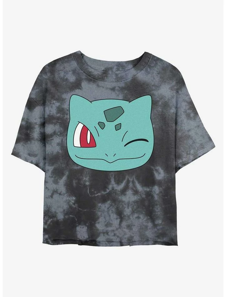 Cheapest ๐ Pokemon Bulbasaur Face Tie-Dye ๐ง Girls Crop T-Shirt ๐ 3 Cheapest ๐ Pokemon Bulbasaur Face Tie-Dye ๐ง Girls Crop T-Shirt ๐