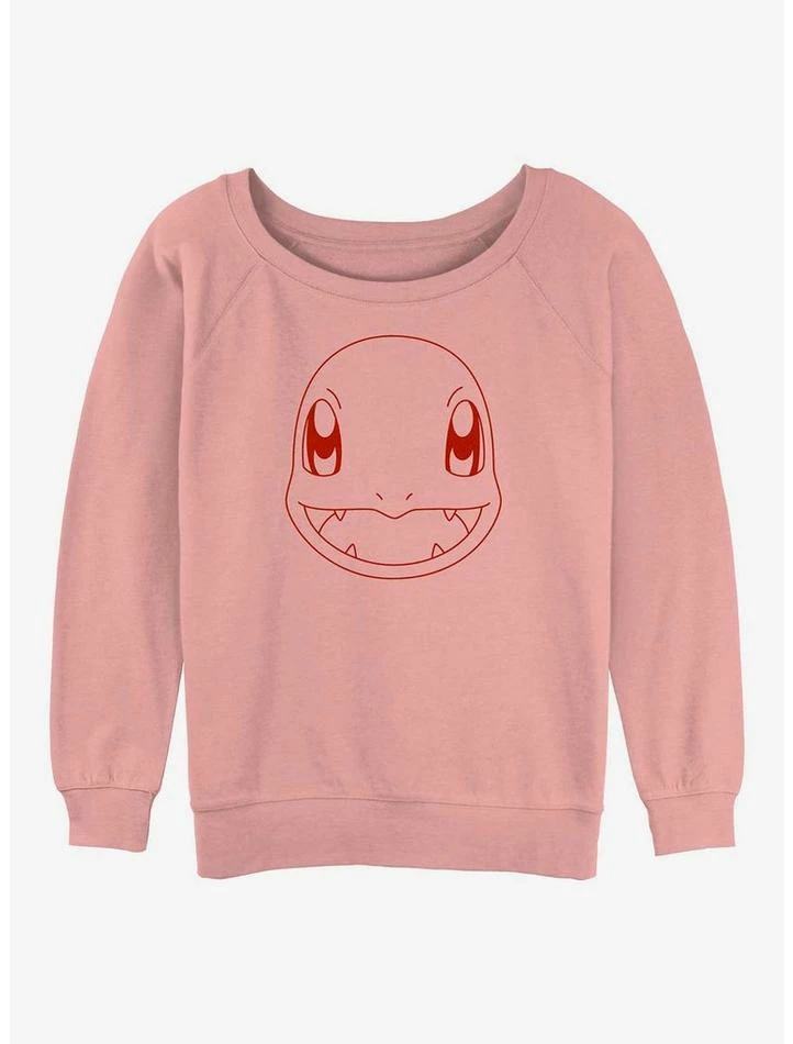 Brand new โ Pokemon Charmander Outline ๐ง Girls Slouchy Sweatshirt ๐ฅฐ 3 Brand new โ Pokemon Charmander Outline ๐ง Girls Slouchy Sweatshirt ๐ฅฐ
