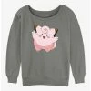 Buy ⭐ Pokemon Clefairy 👧 Girls Slouchy Sweatshirt ✔️ -pokemon Sales 20296829 hi