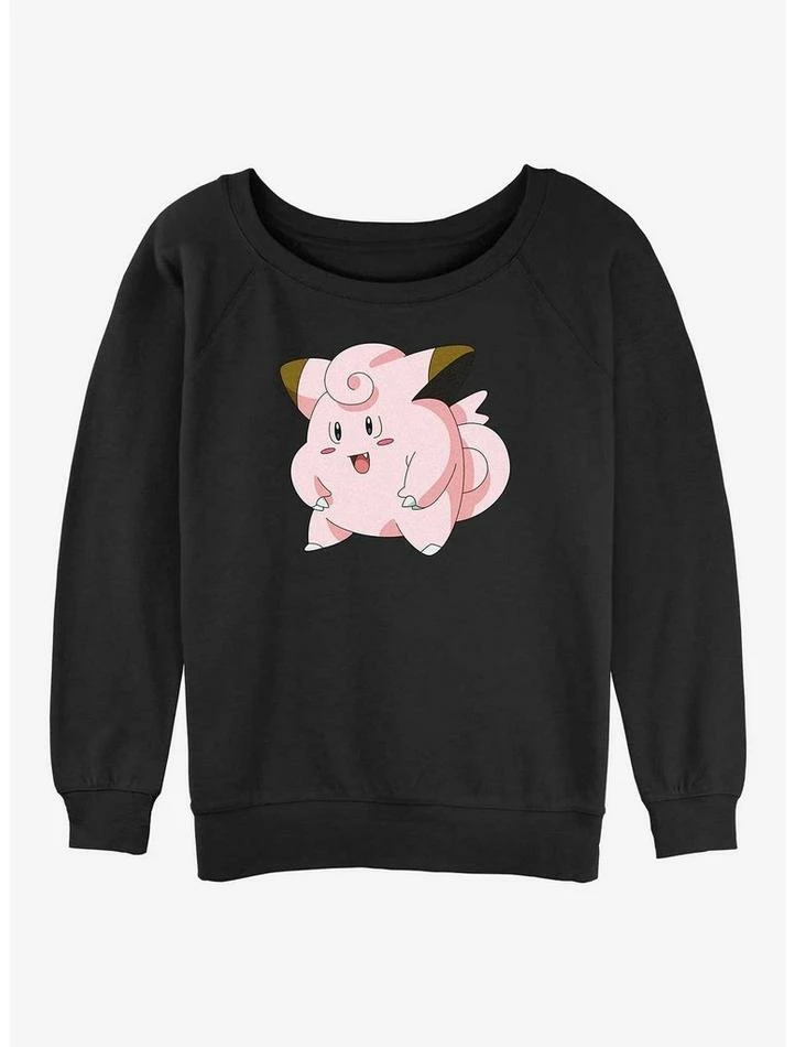 Deals 🌟 Pokemon Clefairy Pose 👧 Girls Slouchy Sweatshirt 👍 3 Deals 🌟 Pokemon Clefairy Pose 👧 Girls Slouchy Sweatshirt 👍