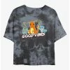 Top 10 🎁 Pokemon Good Vibes Starters Tie-Dye 👧 Girls Crop T-Shirt ✨ -pokemon Sales 20297048 hi