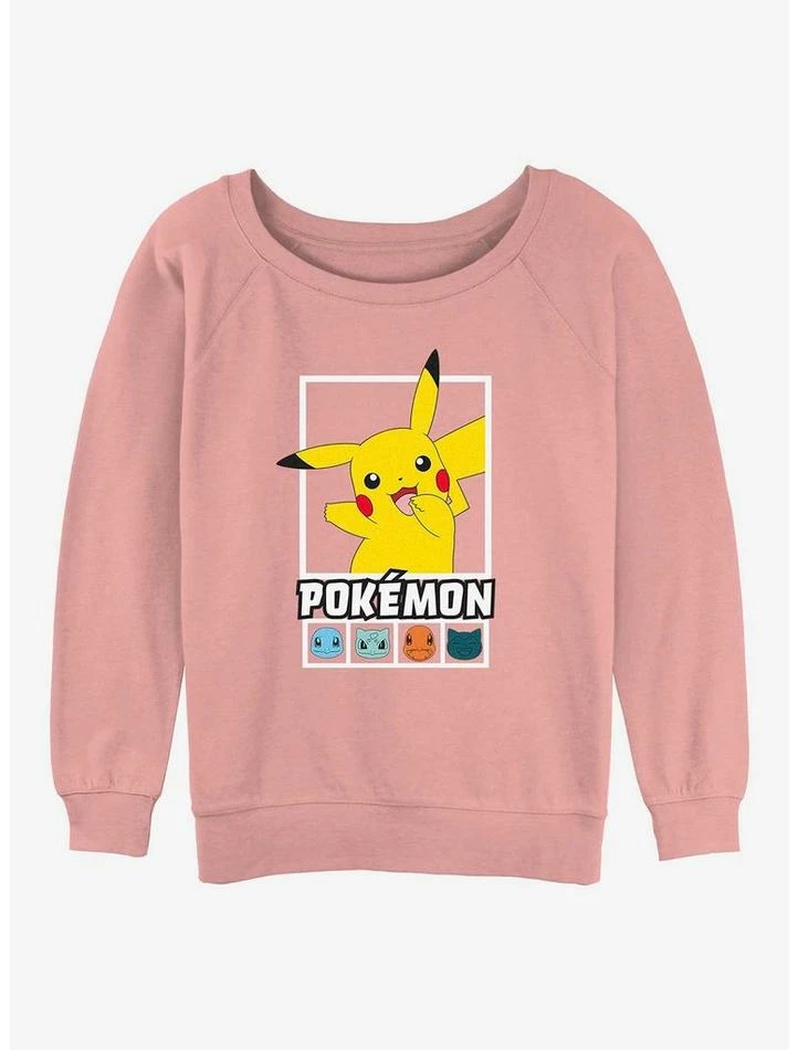 Cheap ๐คฉ Pokemon Battle Lineup Pikachu, Squirtle, Bulbasaur, Charmander, & Snorlax ๐ง Girls Slouchy Sweatshirt โ๏ธ 3 Cheap ๐คฉ Pokemon Battle Lineup Pikachu, Squirtle, Bulbasaur, Charmander, & Snorlax ๐ง Girls Slouchy Sweatshirt โ๏ธ
