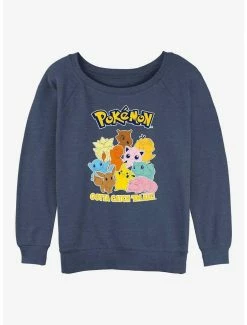 Top 10 🌟 Pokemon Catch 'Em All 👧 Girls Slouchy Sweatshirt 🧨