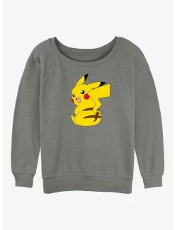 Best reviews of 🔥 Pokemon Cheeky Pikachu 👧 Girls Slouchy Sweatshirt ✔️