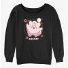 Coupon 🔥 Pokemon Clefairy Fairy Dance 👧 Girls Slouchy Sweatshirt 🛒 -pokemon Sales 20297339 hi