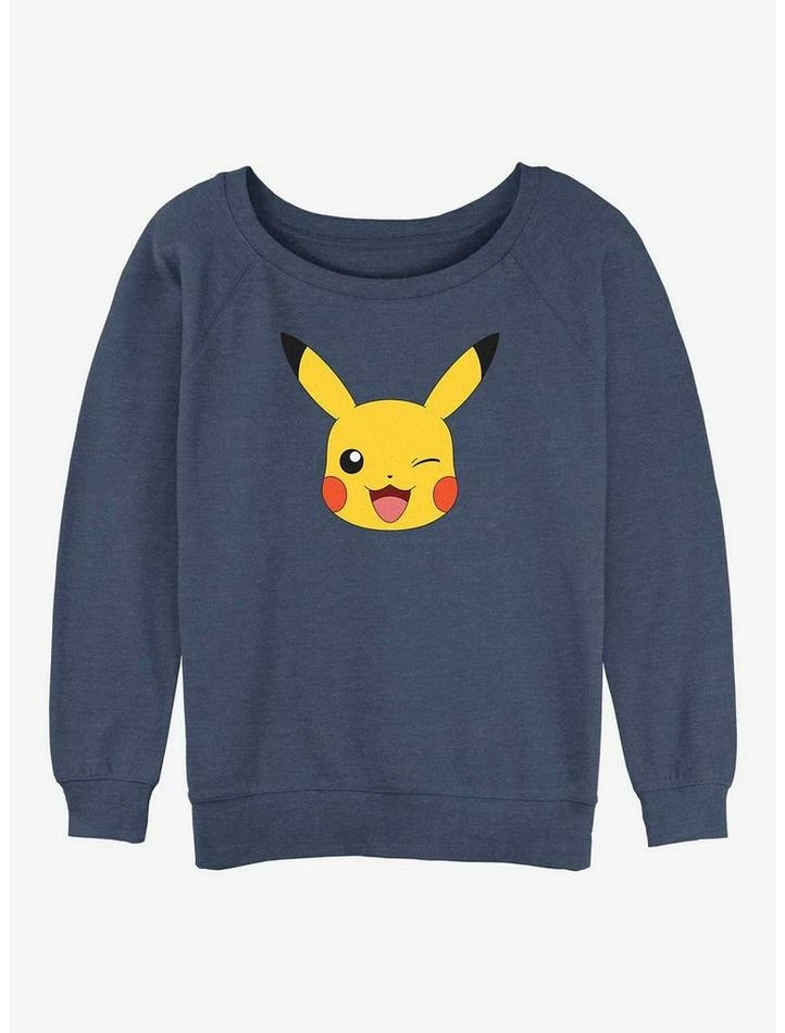 Best Pirce โจ Pokemon Pikachu Face ๐ง Girls Slouchy Sweatshirt ๐คฉ 3 Best Pirce โจ Pokemon Pikachu Face ๐ง Girls Slouchy Sweatshirt ๐คฉ