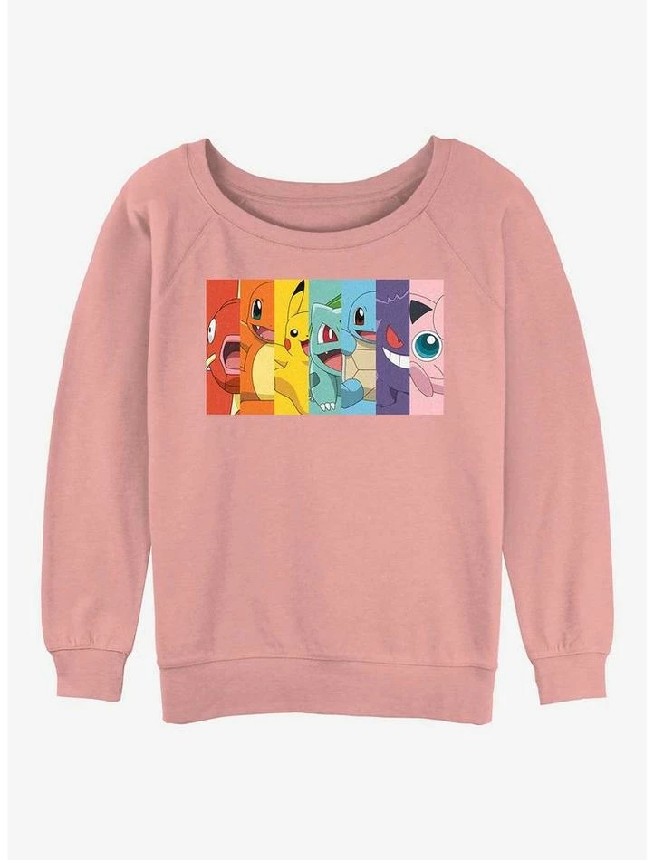 Best deal ๐ Pokemon Rainbow Faces ๐ง Girls Slouchy Sweatshirt ๐งจ 3 Best deal ๐ Pokemon Rainbow Faces ๐ง Girls Slouchy Sweatshirt ๐งจ