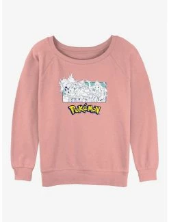 Flash Sale 🎁 Pokemon The Classics 👧 Girls Slouchy Sweatshirt 💯