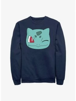 Cheap 🛒 Pokemon Bulbasaur Face Sweatshirt 🥰