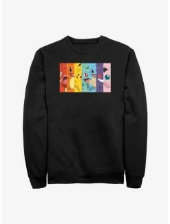 Best Pirce ❤️ Pokemon Rainbow Panels Sweatshirt ✔️