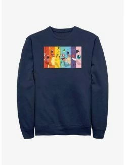 Best Sale 👍 Pokemon Rainbow Panels Sweatshirt 🎁