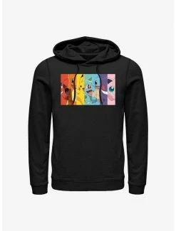 Best Pirce 🛒 Pokemon Rainbow Panels Hoodie 🌟